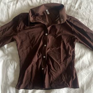 Los Ángeles Apparel Mesh Button down